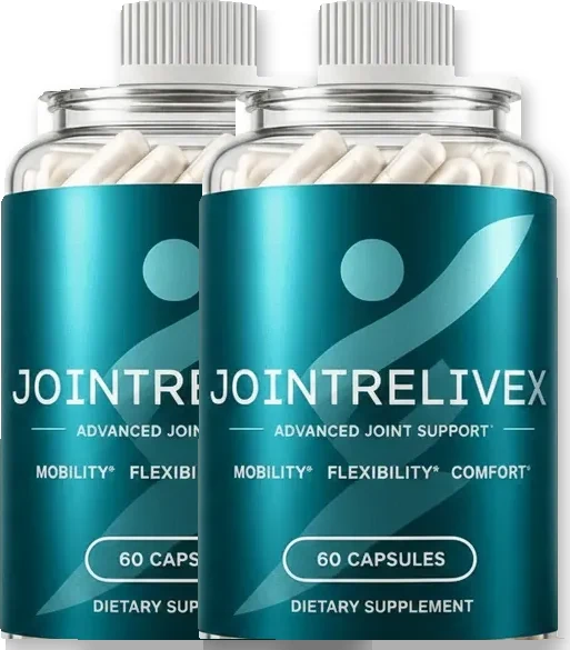 JointReliveX two-bottle pack of joint support capsules