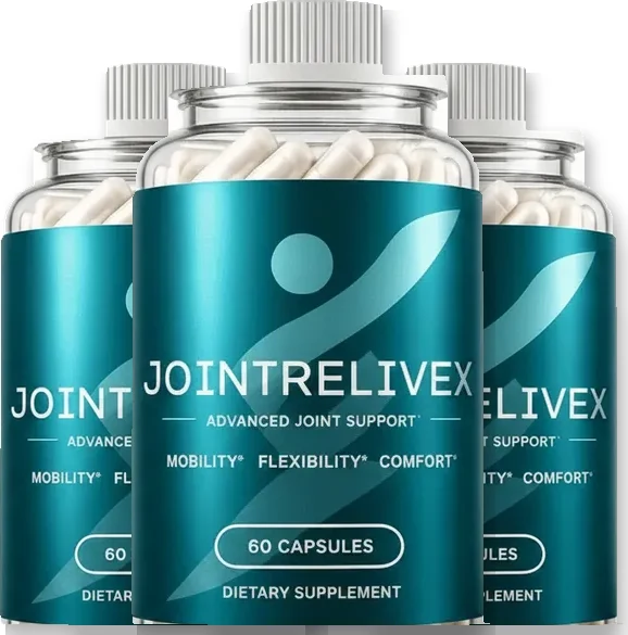 JointReliveX 3-bottle joint supplement package